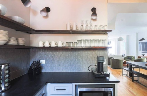 Sheffield and DePaul House | Luxury Two-Level Townhouse | Patio | Lincoln Park