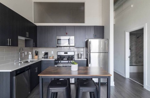 Near South Side Apartment | McCormick Place 2b/2b family unit with optional parking for up to 8 guests