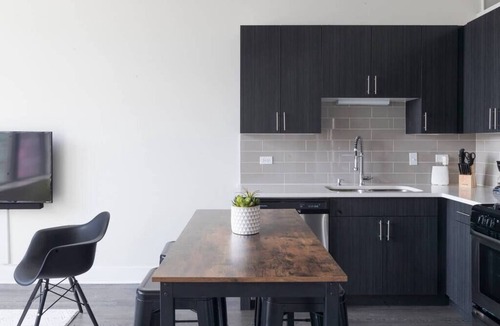 Near South Side Apartment | McCormick Place 2b/2b family unit with optional parking for up to 8 guests