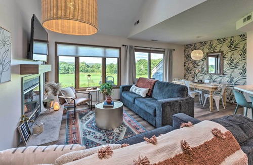 The Galena Territory House | NEW! Boutique Galena gem with golf course views!