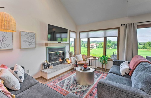 The Galena Territory House | NEW! Boutique Galena gem with golf course views!