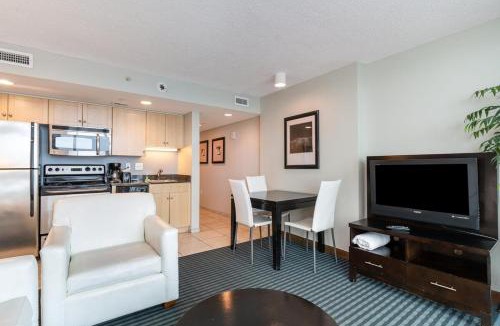 Downtown Myrtle Beach Apartment | Oceanfront Luxury King Suite at Oceans One Resort