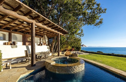 Santa Barbara House | Oceanfront Luxury - Heated Pool - PRIVATE BEACH STAIRWAY