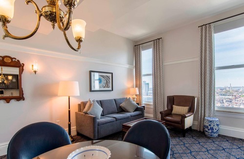Downtown Boston Resort | Panoramic Harbor Views from CustomHouse Observation Deck, 1-Bedroom Suite