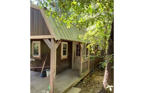 Golconda Cabin | PINE TREE CABIN Cute cabin nestled in the woods.