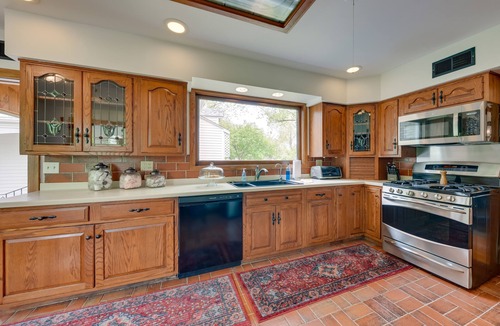 McHenry House | Pistakee Lake Estate w/Boat Dock & Hot Tub!