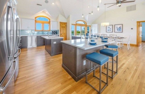 Hatteras House | Premier SemiOceanfront Dog Friendly w Pool, Hot Tub, Elevator,Theater & Game Rms