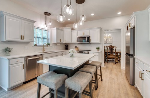 Orange Prairie House | Prime Peoria Retreat w/Deck & Fireplace!