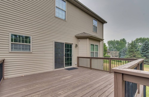 Orange Prairie House | Prime Peoria Retreat w/Deck & Fireplace!