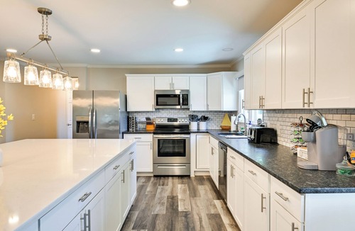 Denver House | Private Beach, Dock & Pool! Lake Norman Family Gem