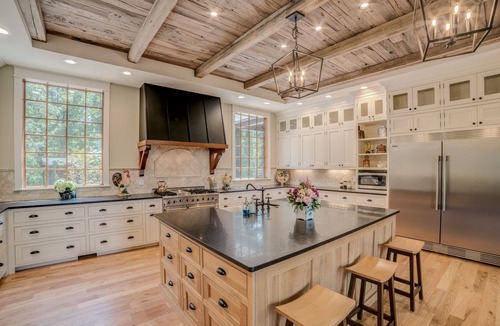 Mill Spring House | Private Gorgeous Modern Mountain Home with Mt Views & Pond on 190 Acres