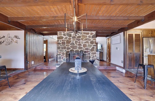 Blakeslee Ski Chalet | Private Pocono Chalet on cul-de-sac with Fireplace, Firepit, Lake Access, Deck