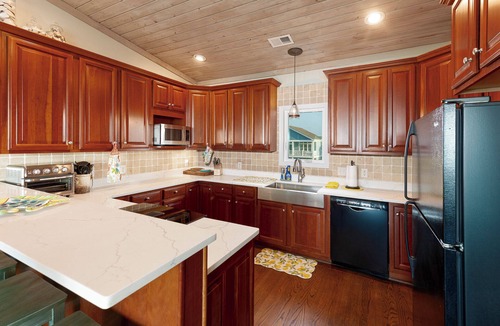 Holden Beach House | Private Pool, Elevator, Cabana Service Included!