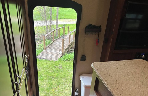 Lawndale House | Quiet area RV w AC outside Bloomington 3 Beds 5 acres w walking nature trails