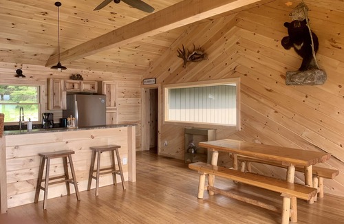 Rangeley Cabin | Rangeley Waterfront Retreat: 4 Bed, 2 Bath, Perfect for Families to Unwind