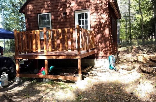 Madison Cabin | Rustic Tiny Cabin Getaway Near ATV Trails, Maine