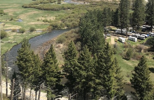 Ravalli County RV Rental | RV Spot #2 , 50 amp pull through , up to 65 feet
