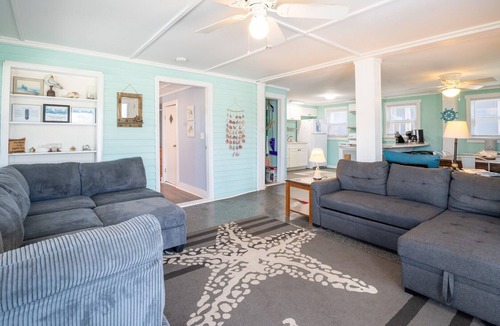 Topsail Beach Condo | Second Row Beach Duplex - Water on Both Sides - Kayak Put In - Dogs Allowed
