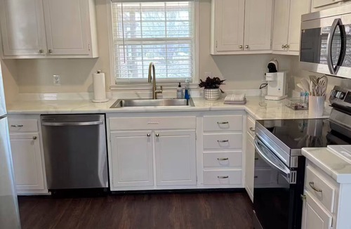 Greensboro House | Spacious 4BR Home with Game Room and Backyard Oasis with Firepit and Hammock!