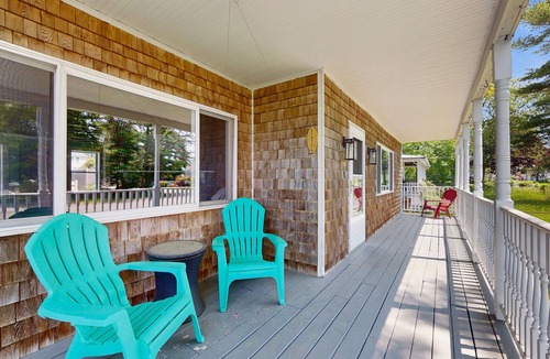 Camp Ellis House | Spacious Coastal Home with Firepit, Porch, and Family-Friendly Comforts