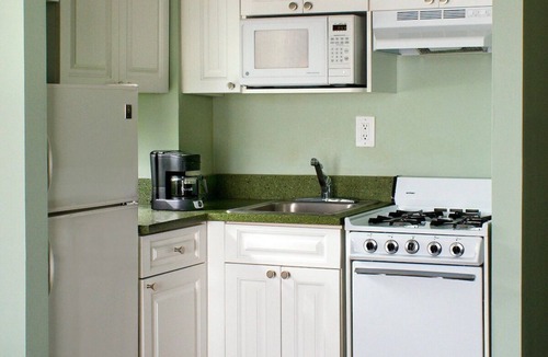 Central Park West Hotel | Spacious Double Suite | Living Room & Full Kitchen | Upper West Side Manhattan