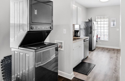 Noble Square Condo | Spacious Hideaway minutes from Downtown w/Parking