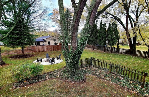Wheaton House | Spacious open concept home w/game room + firepit