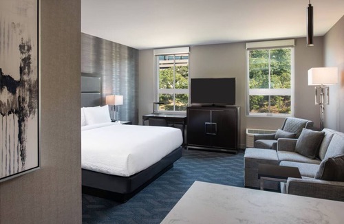 Waltham Hotel | Spacious Studio | 1 King Bed | Near Boston Waltham Center