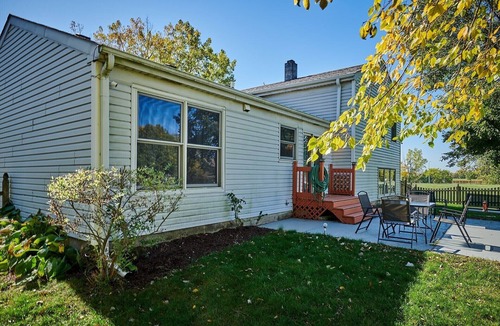 Plato Center House | Sprawling Private Pond View Home