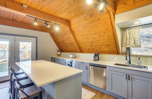 Rocky Mount House | Steps to Shared Dock: Lake of the Ozarks A-Frame!