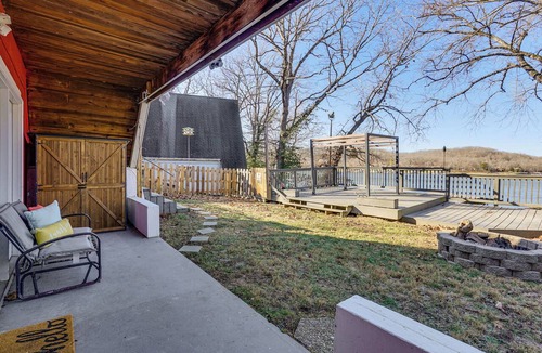 Rocky Mount House | Steps to Shared Dock: Lake of the Ozarks A-Frame!