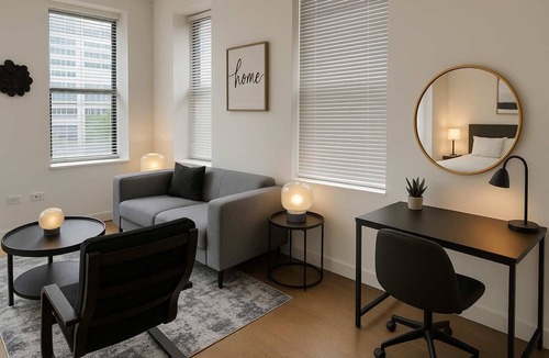 West Loop Apartment | Sun-Drenched 1BR Apartment