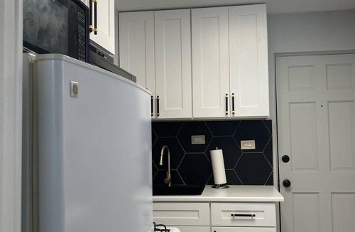 Evanston Apartment | Sunny Evanston Studio: Stylish Decor, Hardwood Floors, Fenced Yard & Parking
