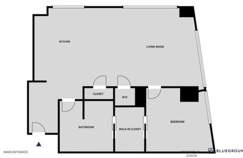 River West Apartment | Sunny River West 1BR w/ Rooftop & Gym, steps to Blue Line, by Blueground