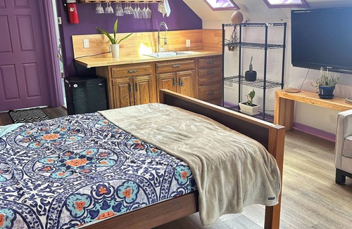 Lower West Side Apartment | Sunny Studio w/Skyline View in Pilsen, Chicago