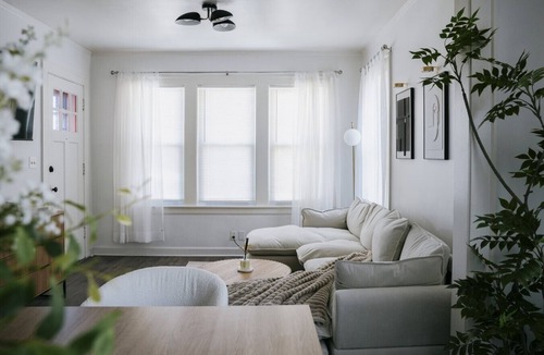 Belmont Cragin Apartment | Theater Game Room Gym Firepit 4BR Home