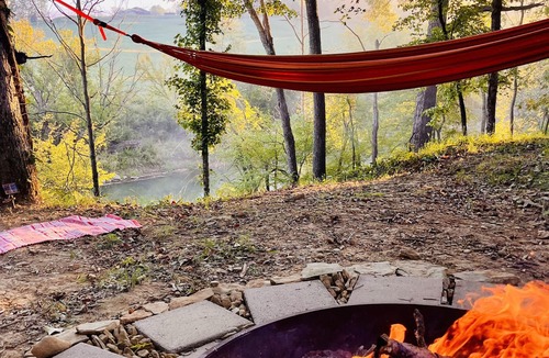 Sparta Cabin | Three Cabins On The River in Downtown Sparta #hike #kayak #tinyhousecollection