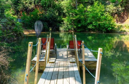 Newport House | Tiny Fox Pond side Retreat with Forest Views