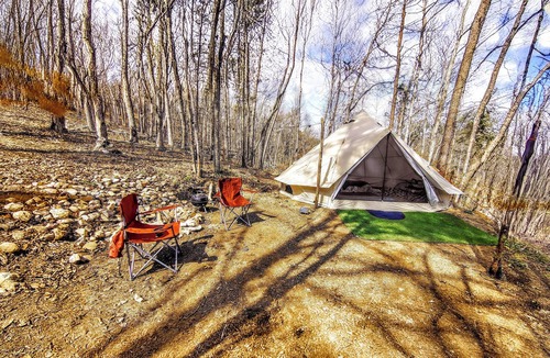 Cosby RV Rental | Twilight Timberline Escape Glamping Tent Site 11