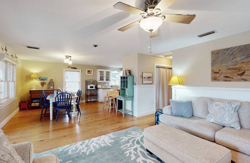 Colington Harbour House | Waterfront 3BR with pool, hot tub, tennis, & patio
