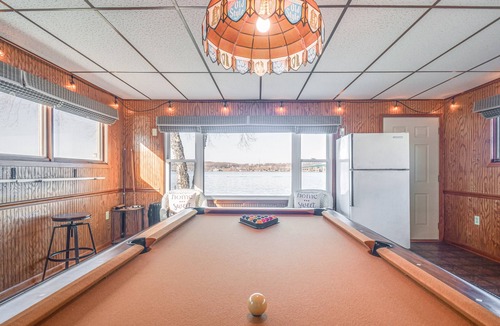 East Moline House | Waterfront Home w/Game Room: 4 Mi to Le Claire!