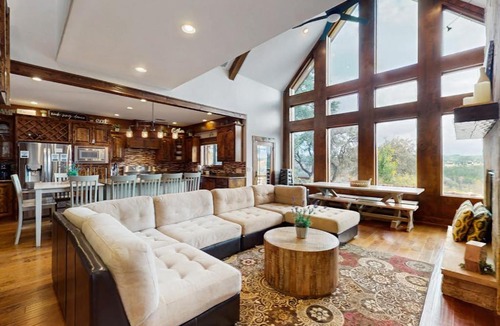 Spicewood House | Waterfront Home with Private Pool, Patio & Amazing Sunset View