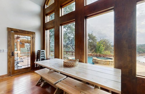 Spicewood House | Waterfront Home with Private Pool, Patio & Amazing Sunset View