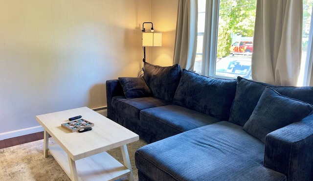 Charming two-bedroom, one-bathroom condo, two short blocks from the beach!