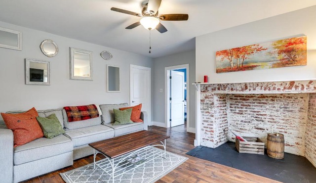 In-Town & Walkable: Historic Yardley Retreat!