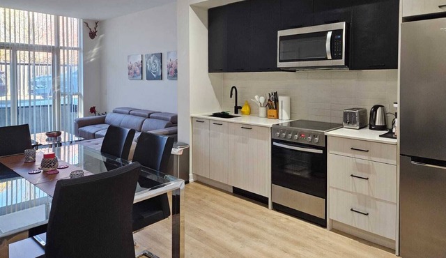 Modern upscale spacious fully equipped and cozy condo in The Junction Toronto