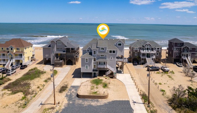 Oceanfront*8 Bedrms*Elevator*2 Hot Tubs*Community Pool/Tennis*Porch Swing