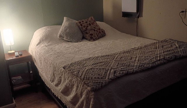 peaceful, private downtown studio