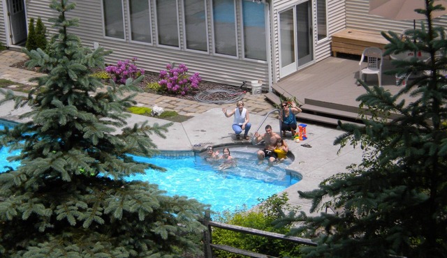 Private family friendly home with in-ground pool and tennis court