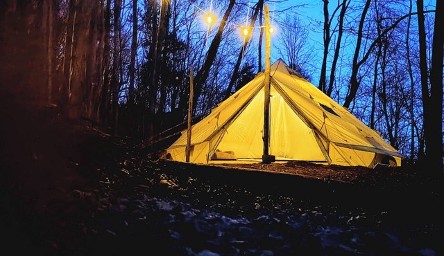 Twilight Timberline Escape Glamping Tent Site 11
